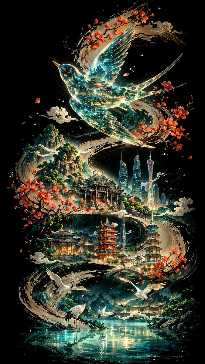 书法城市印象海报