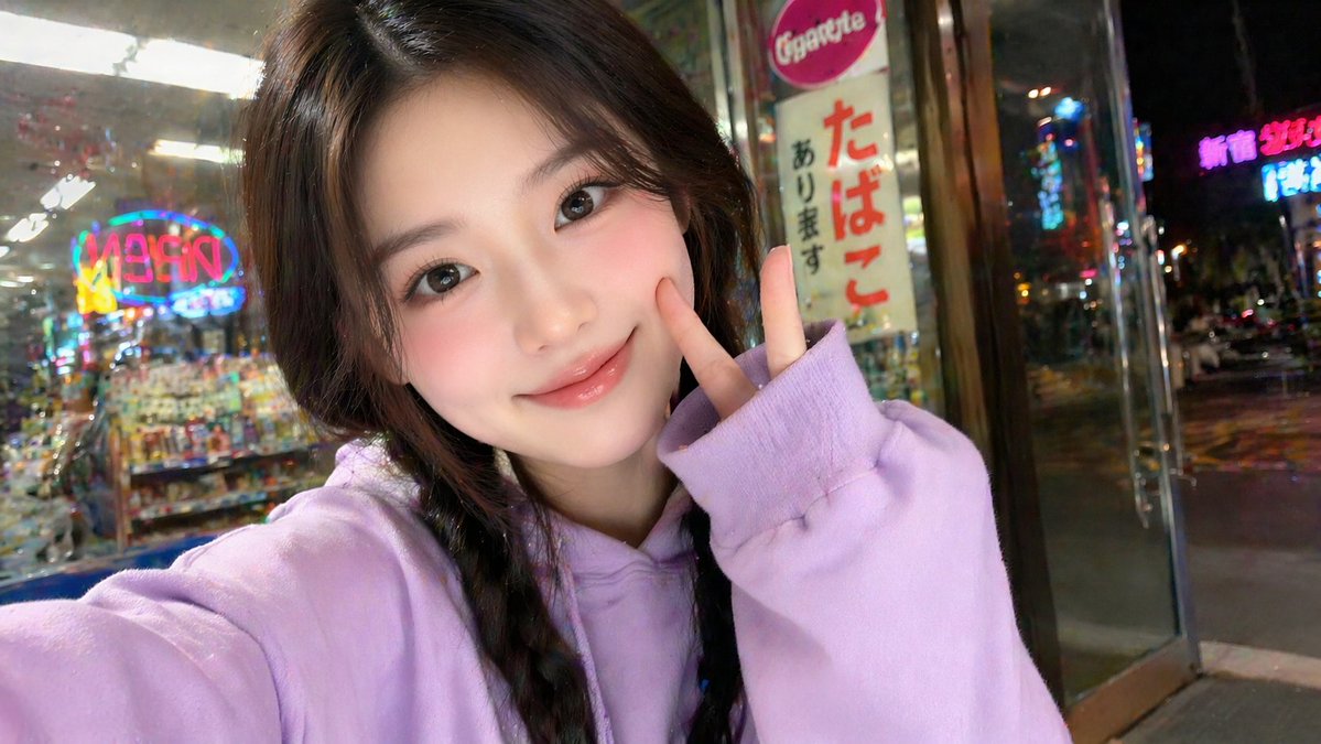 东亚女孩网红肖像