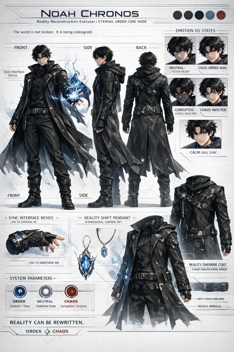 科幻战术角色参考图