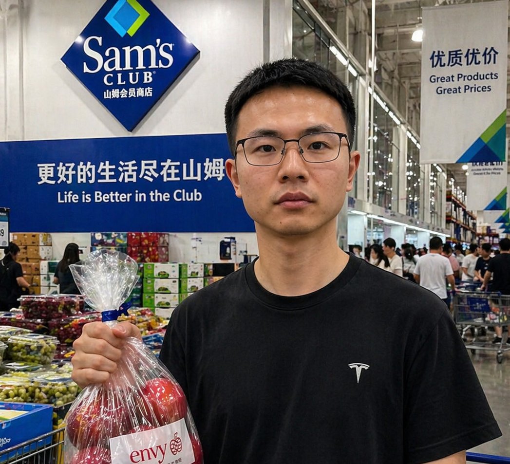 写实的 Sam's Club 购物快照