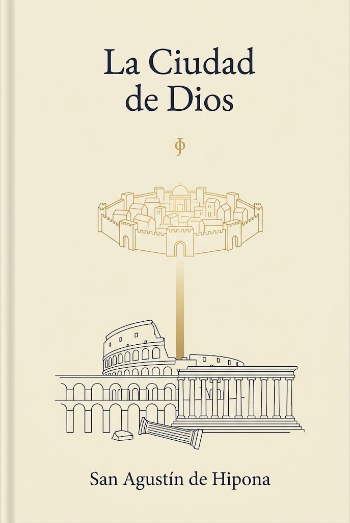 极简主义圣奥古斯丁书籍封面