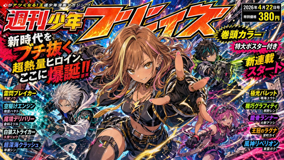 爆炸性少年漫画封面