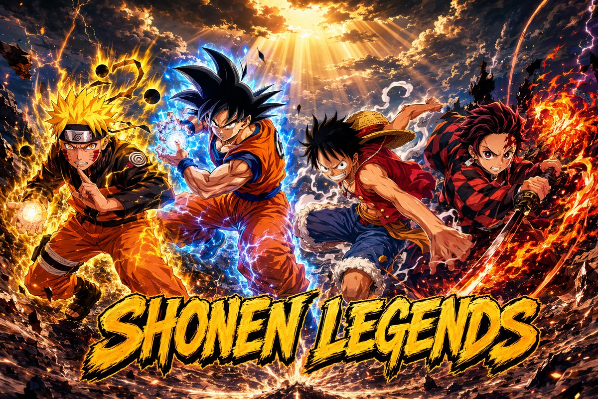 史诗级少年漫联动海报