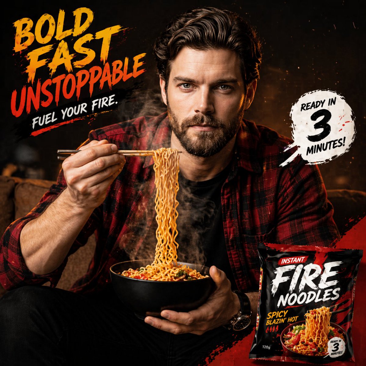 活力十足的食品广告