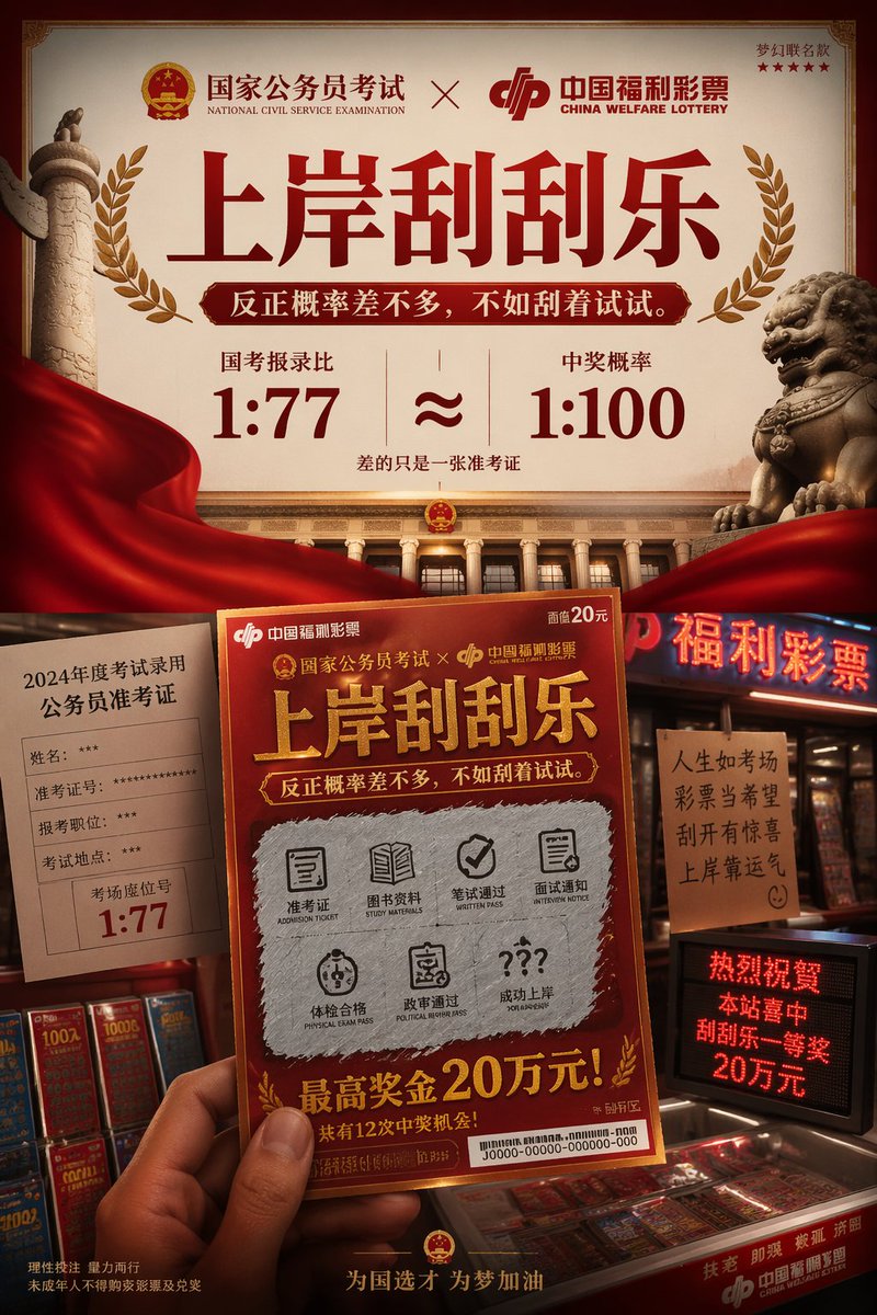 讽刺性品牌联名海报