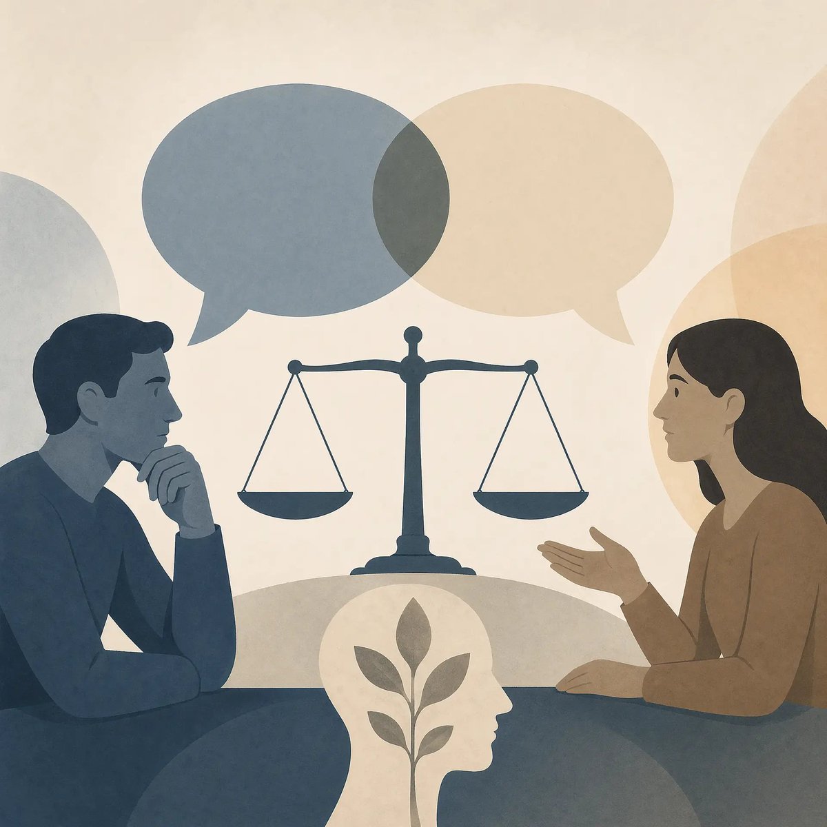 海峡两岸对话社论插画