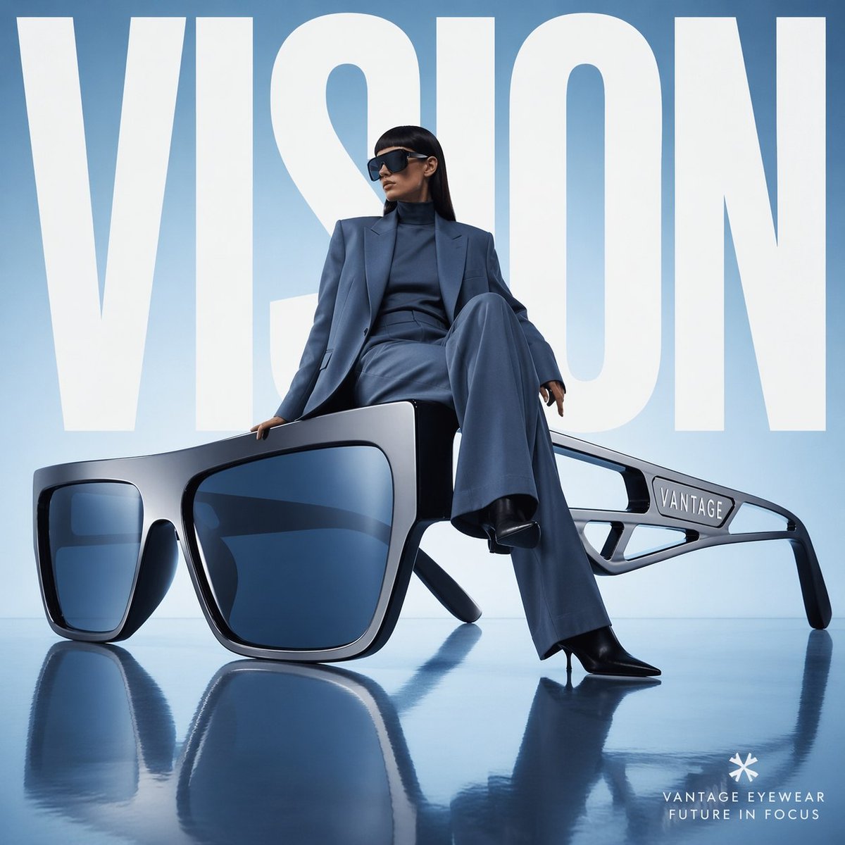 前卫眼镜时尚广告