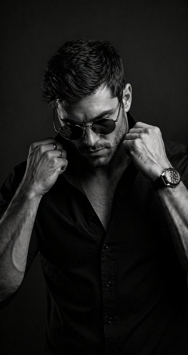 黑白电影感影棚肖像