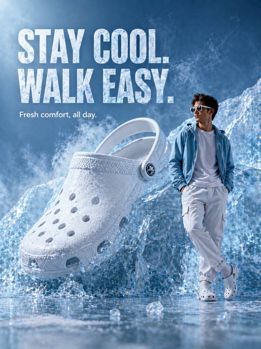 超现实巨型木屐广告