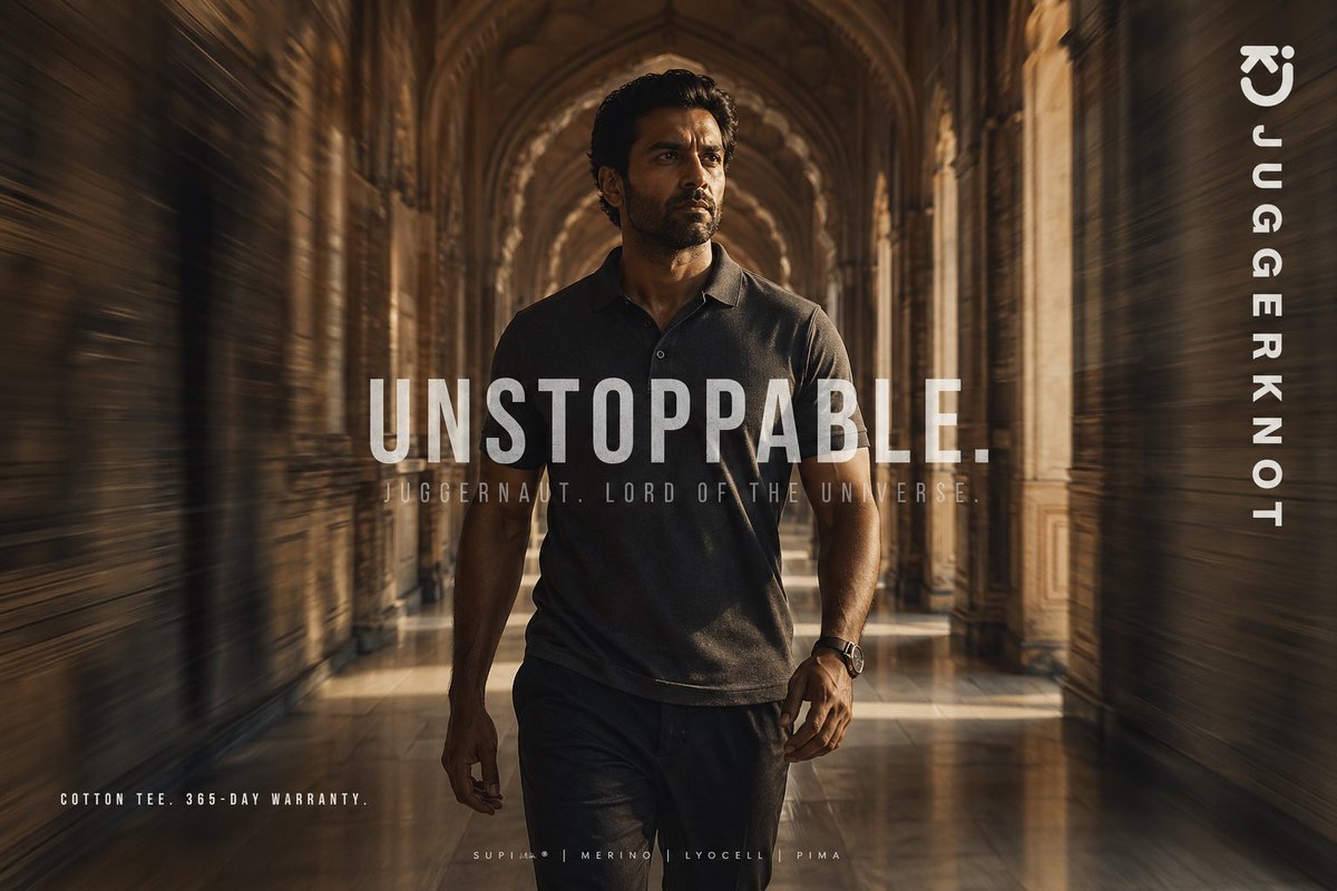 奢华 T 恤宣传海报