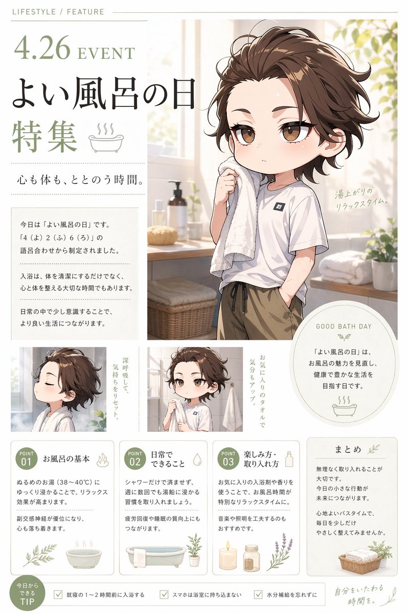 Good Bath Day 编辑海报