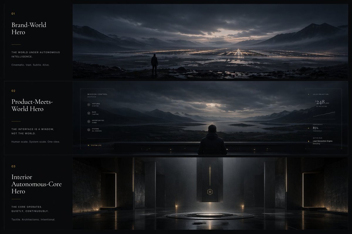 电影级自主 AI 情绪板